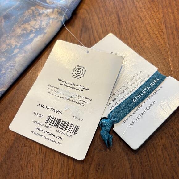 NWT Size XXL/16 Athleta Girl Leggings - Picture 3 of 3